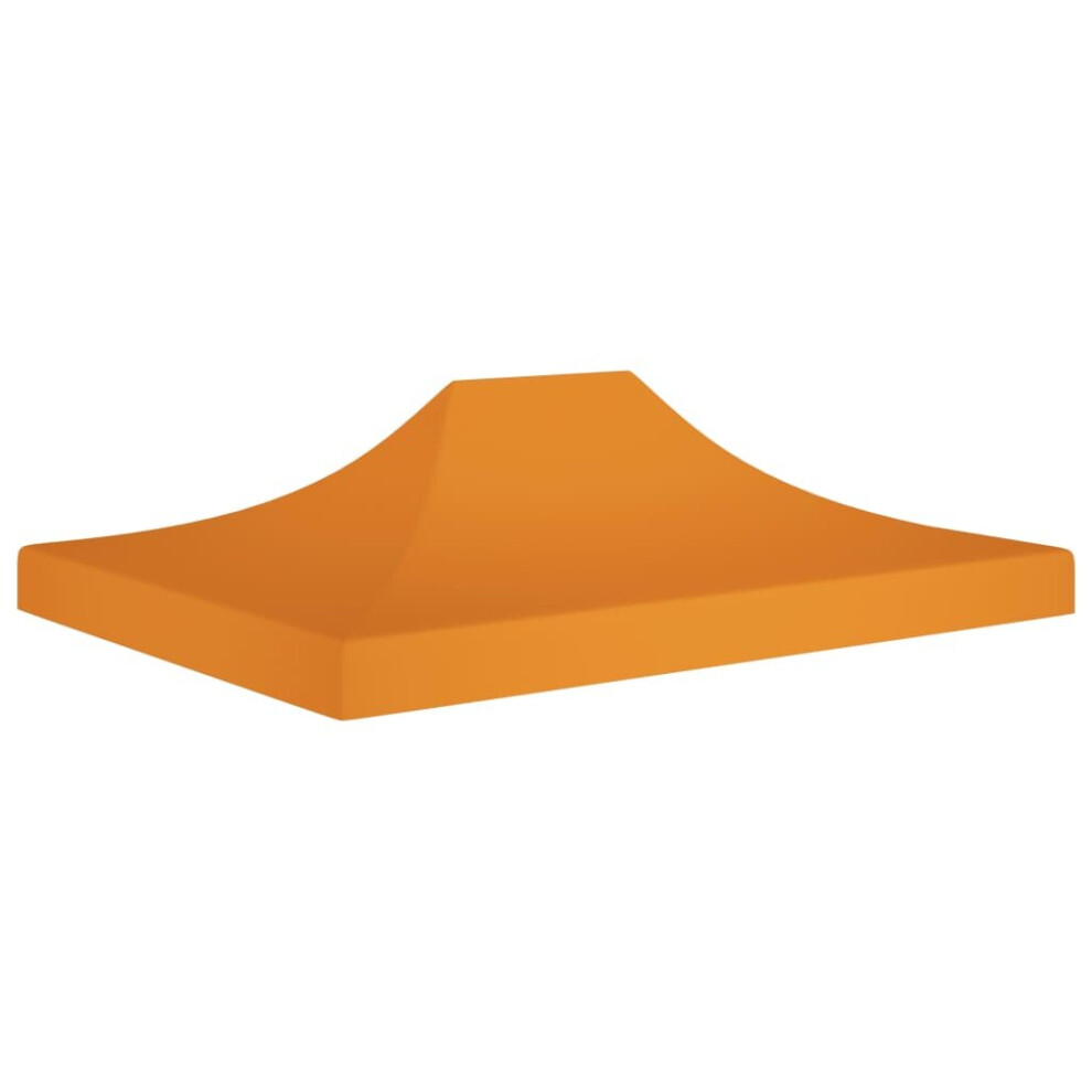 Vidaxl Party Tent Roof 4.5X3 M 270 G/M² Replacement Canopy Gazebo Cover Orange