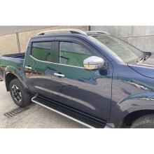 Autoclover Wind Deflectors Set for Nissan Navara NP300 2015+ (4 pieces)