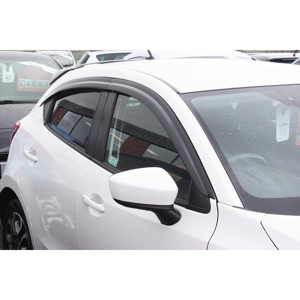 Autoclover Wind Deflectors Set For Mazda 2 2014+ (4 Pieces)