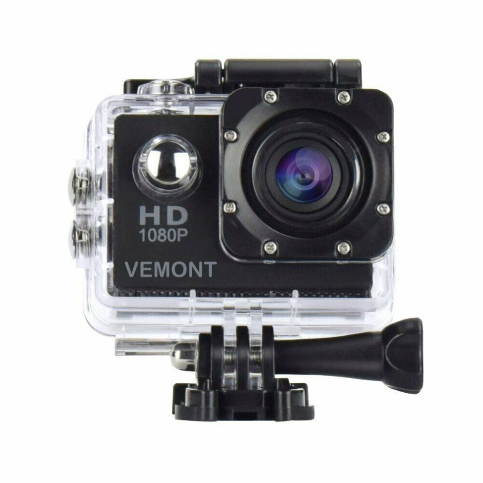 Full Hd 2.0 Inch Action Camera 1080P 12Mp Sports Camera Underwater Cam 9481256771752
