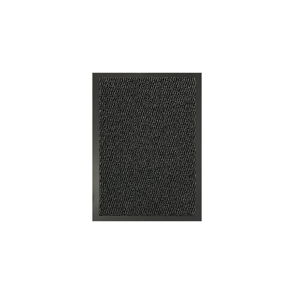 Caprican (90 X 120 Cm, Charcoal) Dirt Trapper Nonslip Indoor & Outdoor Washable Mat