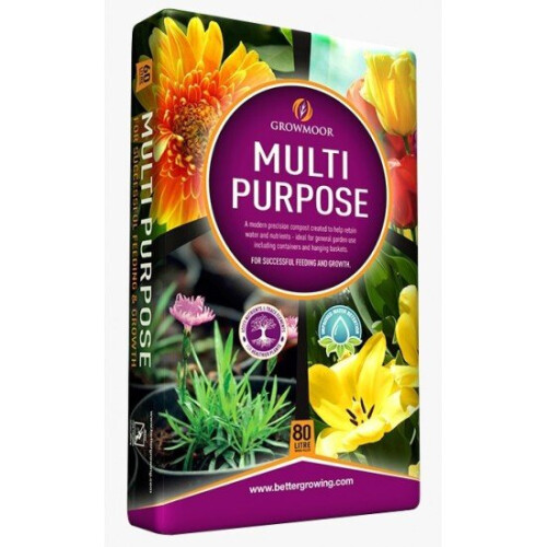 (80 Litre ) Multi-Purpose Compost Soil Bag Beds Borders Pots