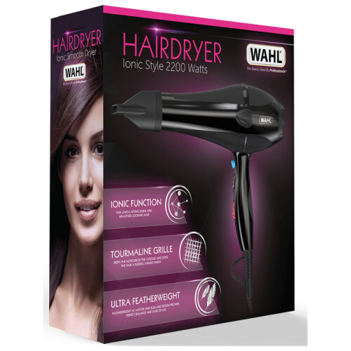 Wahl Wahl ZY141 Ionic Style Hårtørrer 2200W - Sort 2