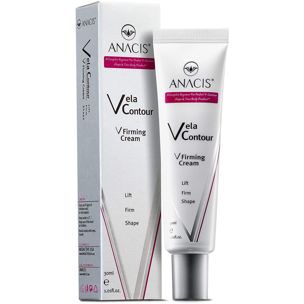 Vela Contour Double Chin Reducer Neck Firming Face Shaping (Cream Vela Contour)
