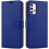 (Blue) For Samsung A21s Case Cover Wallet case PU Leather 1
