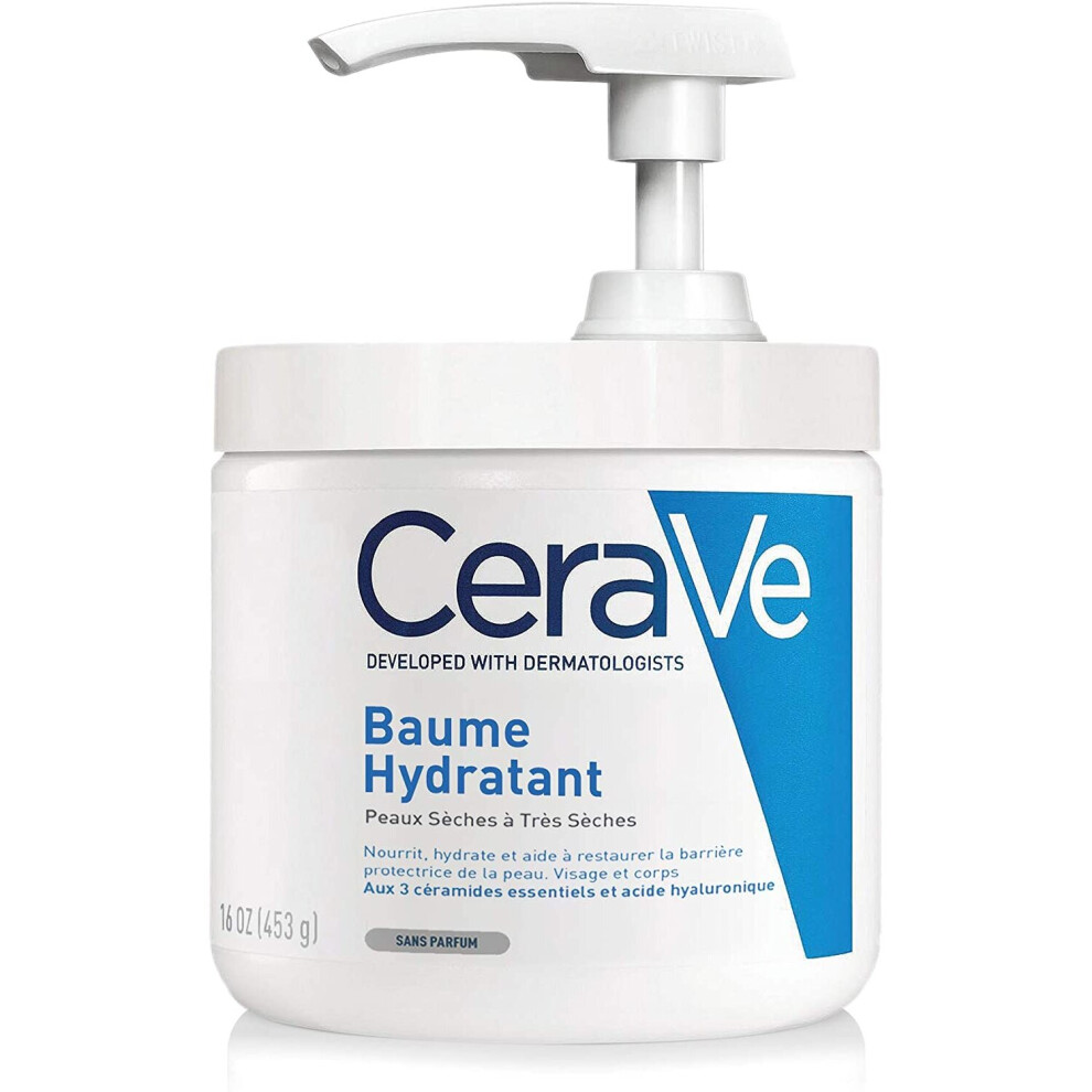 Cerave Baume Hydratant Flacon Pompe 454g