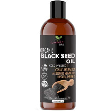 Luxura Sciences Huile capillaire naturelle de graines noires Kalonji pressée à froid pour la croissance des cheveux (250 ml)