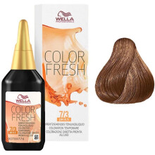 Wella Color Fresh pH 6.5 Acid Liquid 75 ml 7/3 Mittelblond Gold
