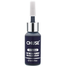 CHUSE T101 Microblading Micro Pigment Permanent Makeup Tattoo Ink Cosmetic Color Passed SGS,DermaTest Top Black 12ml (0.4fl.oz)