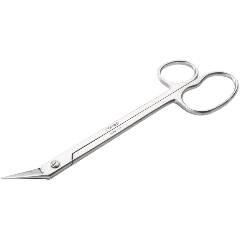 REMOS Toenail Scissors with angled tip made of stainless steel - 18 cm