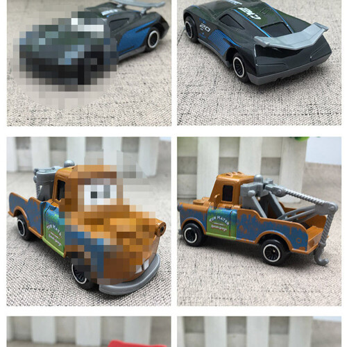 6x Pixar Bilar 3: Lightning McQueen Racerbilar – Samlingsset för barn 1