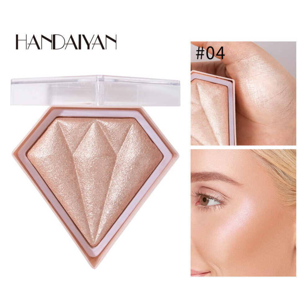 Alzsell (04#) Diamond Pro Makeup Face Powder Handaiyan Bronzer Highlighter Powder Palette Uk