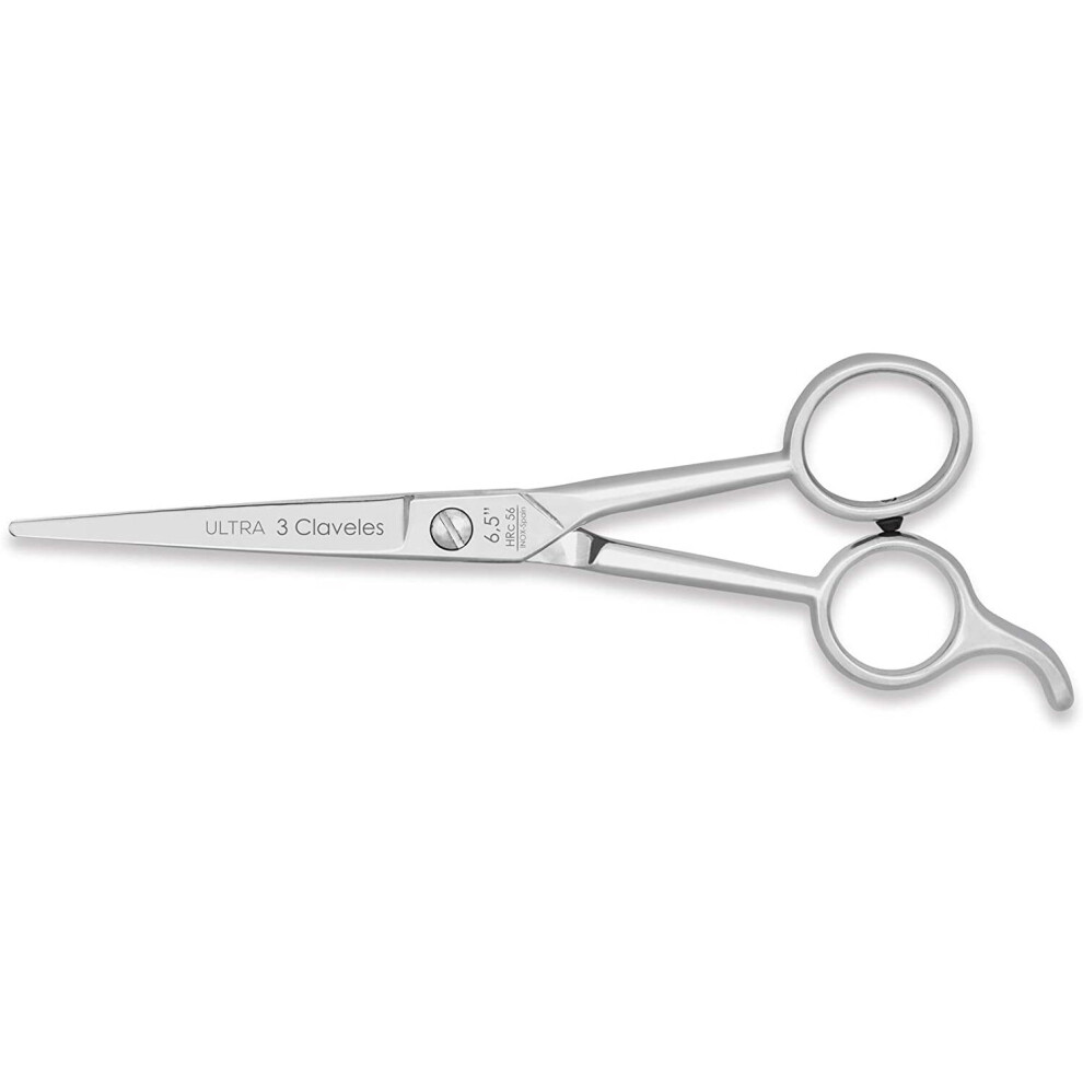 3 Claveles 3 Clips, Hair Scissors (6.5") - 1 Unit
