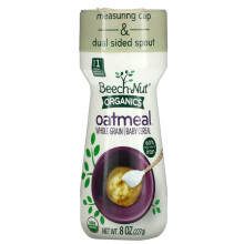 Beech-Nut, Organics Oatmeal, Whole Grain Baby Cereal, 227g