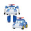 Ensemble de 4 pièces Robocar Poli Ambe Roy Helly : robots transformables, jouets éducatifs 6