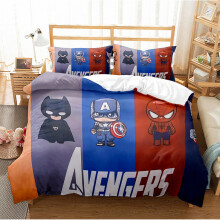(Style 08, Double) Avengers Bedding Single Double Duvet Cover UK
