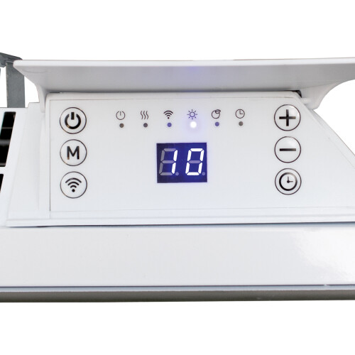 Igenix Smart Glass Panel Heater 2000 W, Amazon Alexa, White, Igenix IG9521WIFI 1