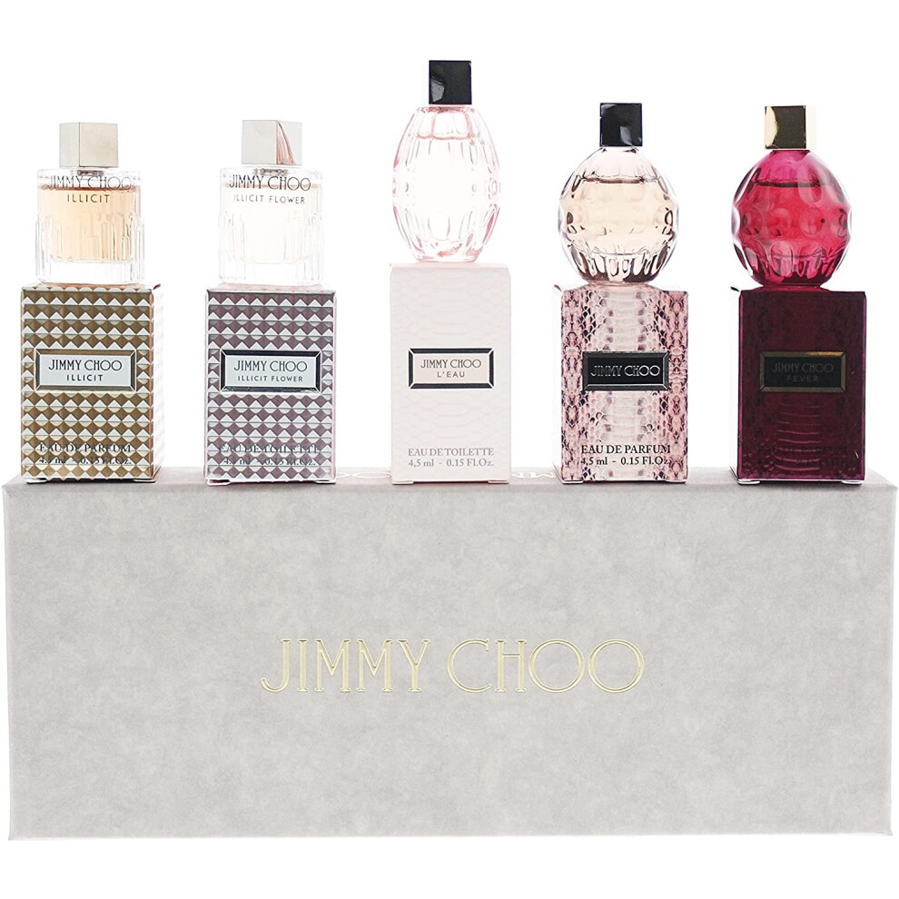 Jimmy Choo Miniatures Collection Women's Gift Set - 5 X 4.5ml