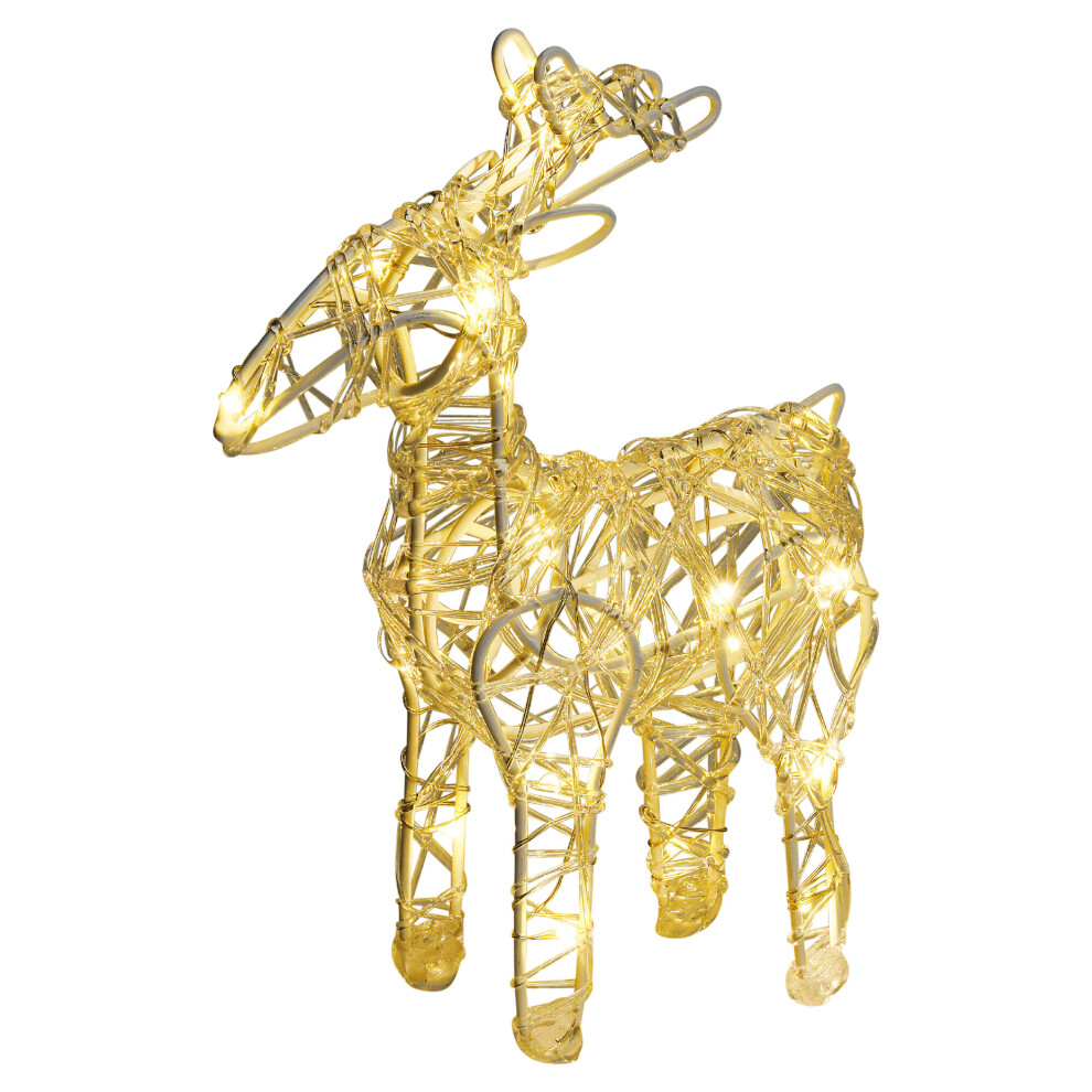 (Standing) 20 LED Lit Up Christmas Reindeer Indoor Decoration