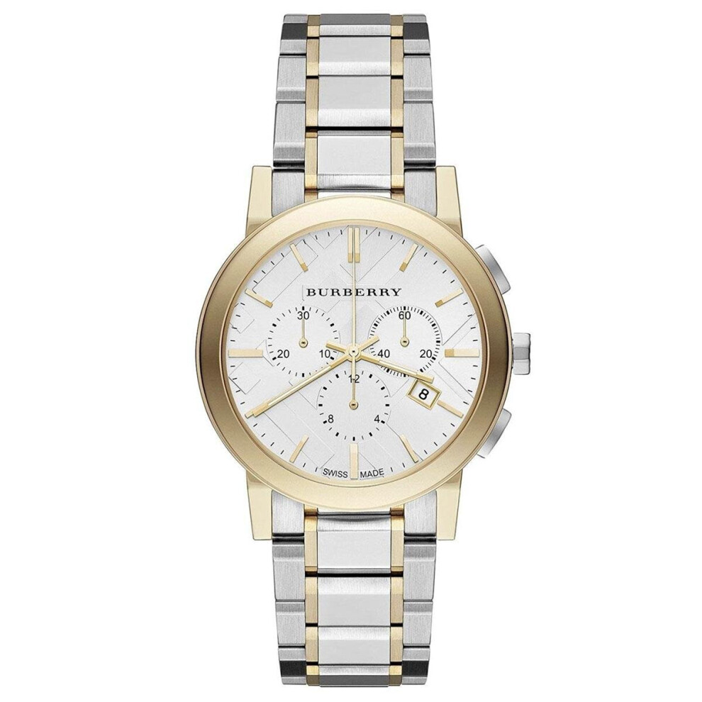 Burberry BU9751 The City Two-Tone Chronograph Ladies Watch