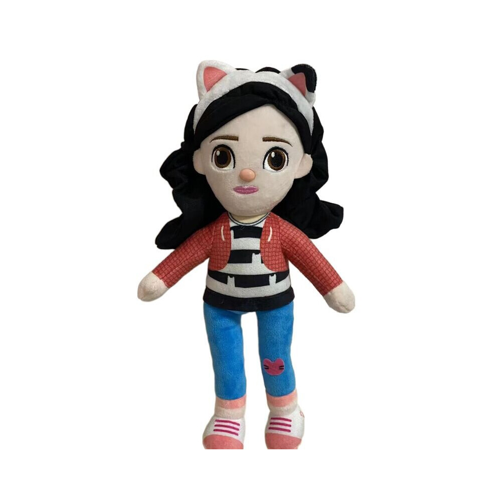 (Girl) Cartoon Gabby Dollhouse Plush Toy Plushie Doll