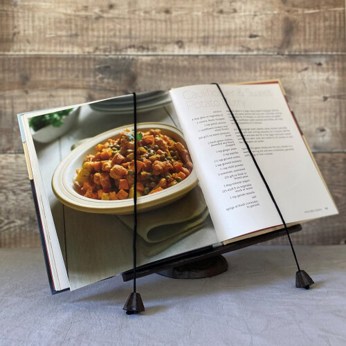 Selections Cast Iron Floral Cookbook Stand 2
