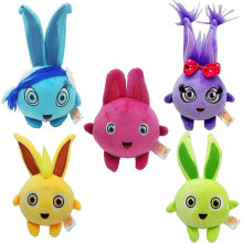 (5pcs) 5Pcs/Set Rabbit Plush Toys Rainbow Sunny Bunnies stuffed Plush Dolls