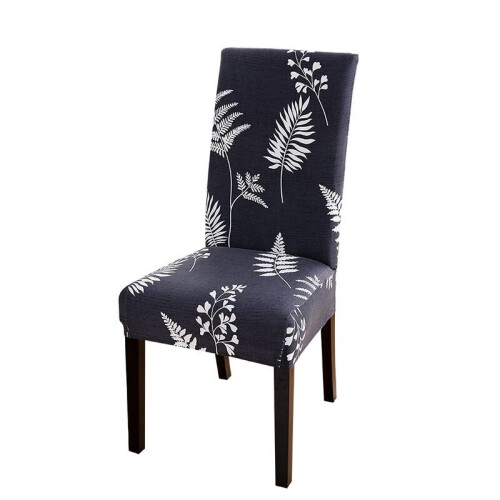 (Navy) Dustproof Stretch Dining Chair Covers Slipcovers Seat Covers