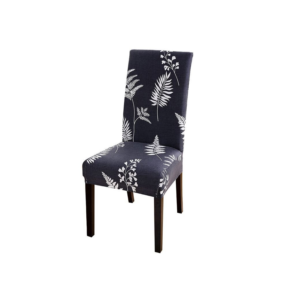 (Navy) Dustproof Stretch Dining Chair Covers Slipcovers Seat Covers