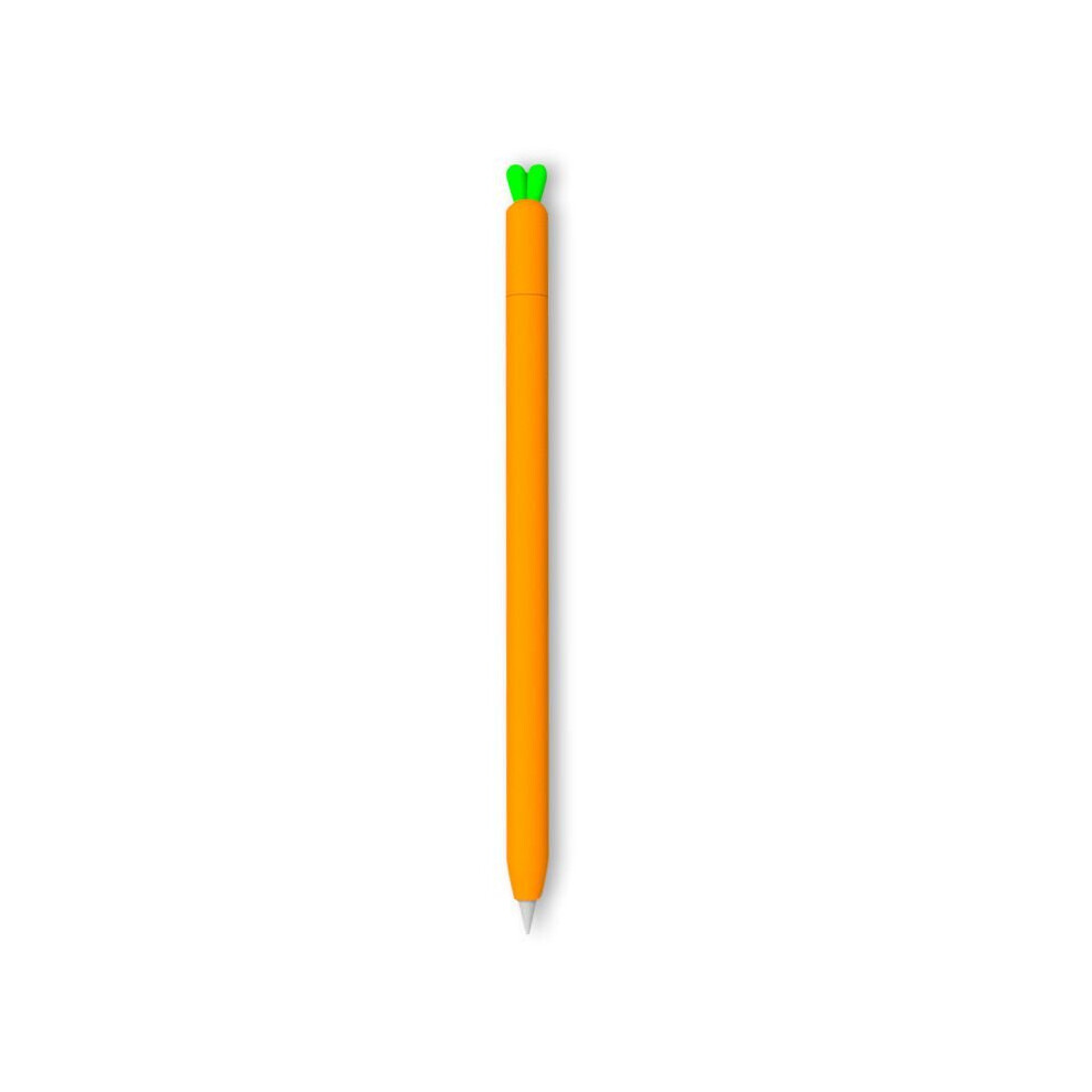 (Orange, Apple Pencil 1) iPad Pencil Gen 2 1 Body Case Cartoon Touch Stylus Pen Protective Sleeve