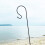Selections 10 x Black Border Garden Shepherds Crook Hooks (1.2m) 2