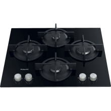 Hotpoint HGS61SBK 60cm Gas Hob - Black