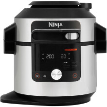 Ninja Foodi Max 15-in-1 SmartLid OL750UK 7,5 Liter Multi Cooker - Roestvrij Staal/Zwart