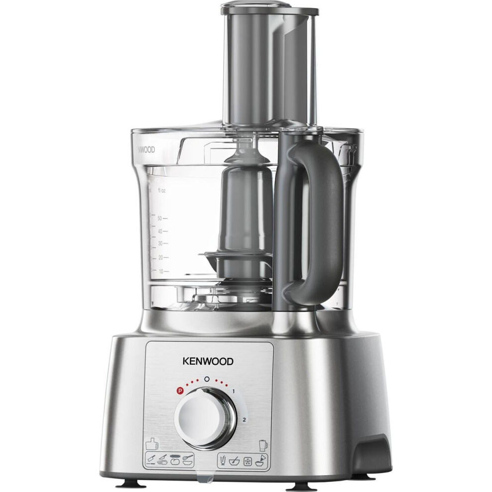 Kenwood MultiPro Express FDP65.180SI 3 Litre Food Processor With 6 Accessories - Silver