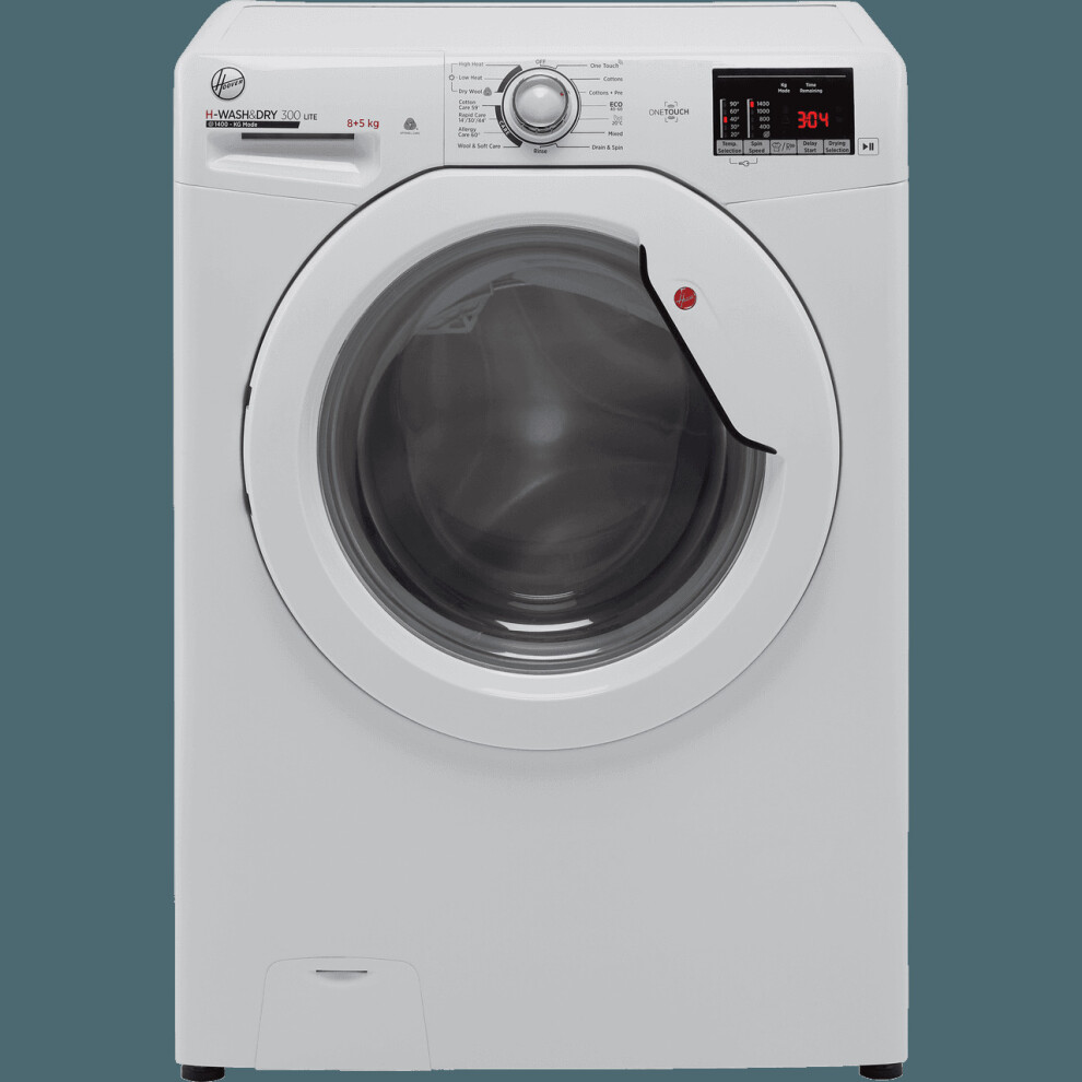 Photos - Washing Machine Hoover H-WASH&DRY 300 H3D4852DE Washer Dryer 8kg/5kg, 1400 rpm, White | 31010841 31010841 
