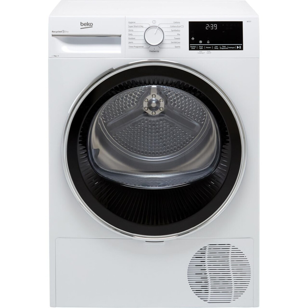 Beko B3T4911DW 9Kg Condenser Tumble Dryer - White