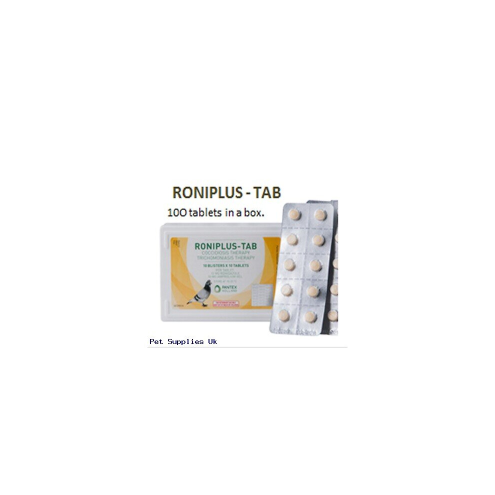 Pantex Roniplus- Tab 100 tablets (Trichomoniasis & Coccidiosis)