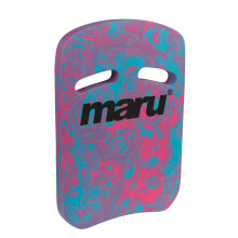Maru Swirl Two Grip Fitness Kickboard Blue Pink