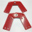 Professional straight ladder iron hinge folding aluminum herringbone joint head connector hardware 3