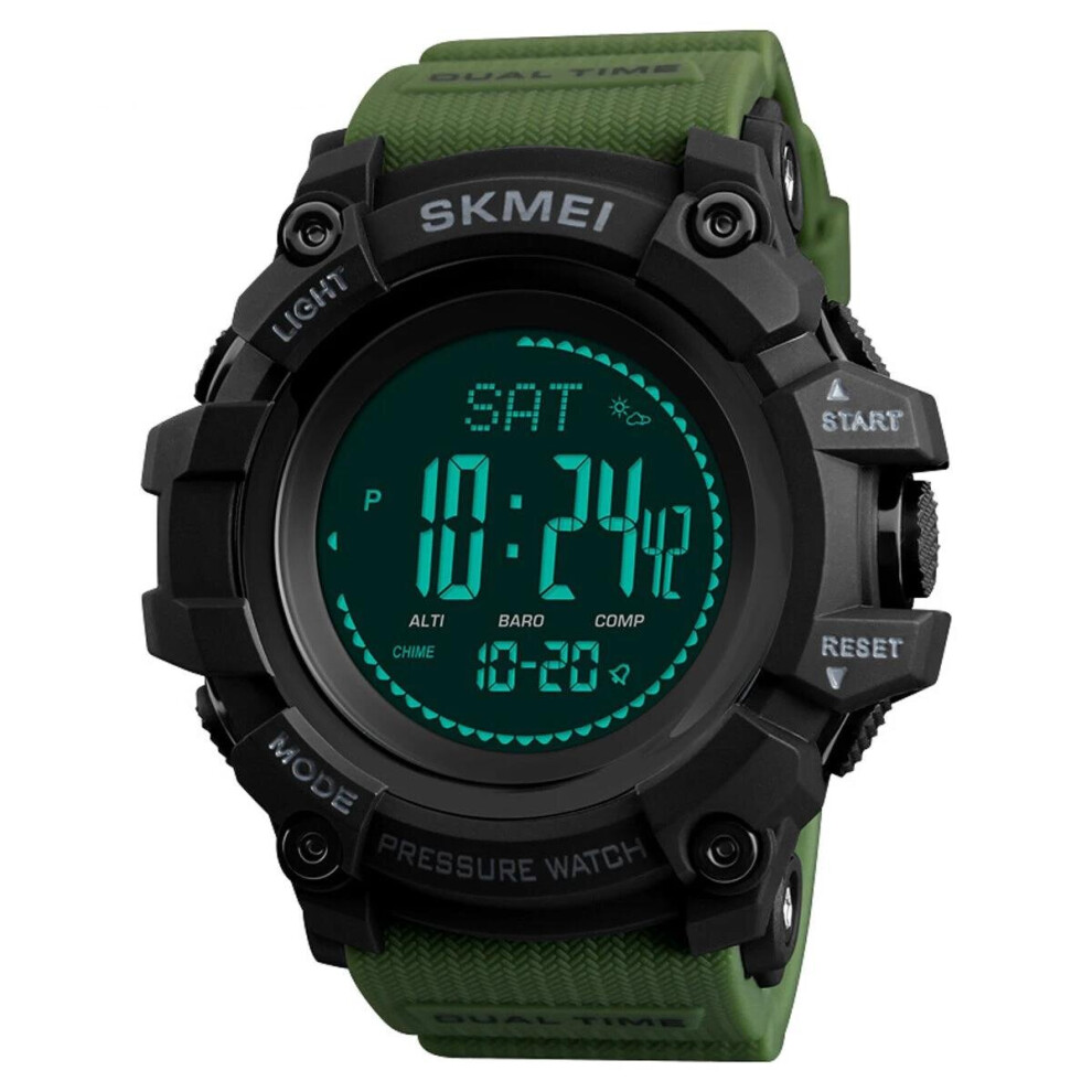 (Green) Smart Watch Pedometer Compass Smart Bracelet Green 6198413240190
