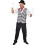 (M/L) Black / White Stripe Waistcoats 2