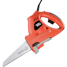 BLACK+DECKER 400 V Scorpion Electric Saw with 3 Blades and 10mm Stroke Length, KS890ECN-GB