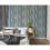 Grandeco Rustic Distressed Elm Wood Plank Effect Blue Cabin Beige Wallpaper 3