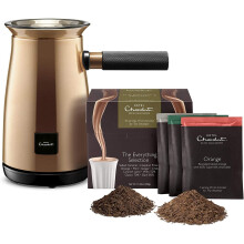 Hotel Chocolat 472755 Velvetiser Hot Chocolate Machine, Copper