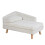 Bingopaw Luxury Cat Bed Stool Dog Sofa Couch Bed Rubber Wood Legs 2