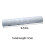 Living And Home Modern Silver 3D Wave Stripe Non Woven Embossed Wallpaper Roll 6