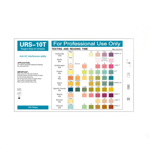 100pc Ketone Test Strips Blood Glucose Urine Nitrite Protein PH Tester 1
