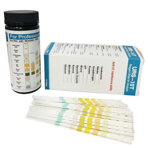 100pc Ketone Test Strips Blood Glucose Urine Nitrite Protein PH Tester 2