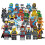 24Pcs Ninjago Mini Figures Kai Jay Sensei Wu Master Blocks Toys 1