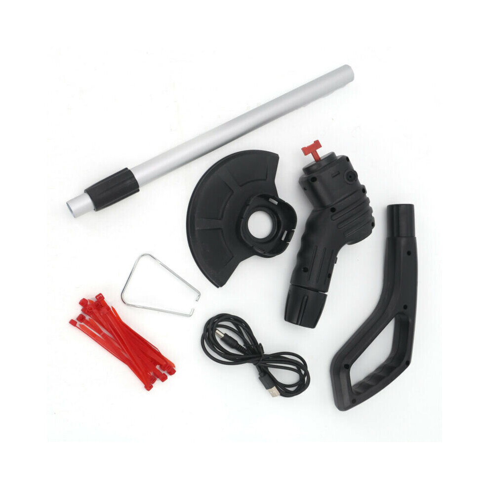 Electric Cordless Garden Grass Trimmer Weed Strimmer Removable Set